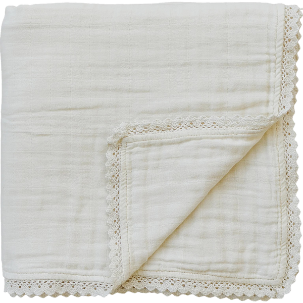 Quilt - Cream lace