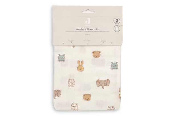Gauze washcloths - Pack of 3 - Jollies