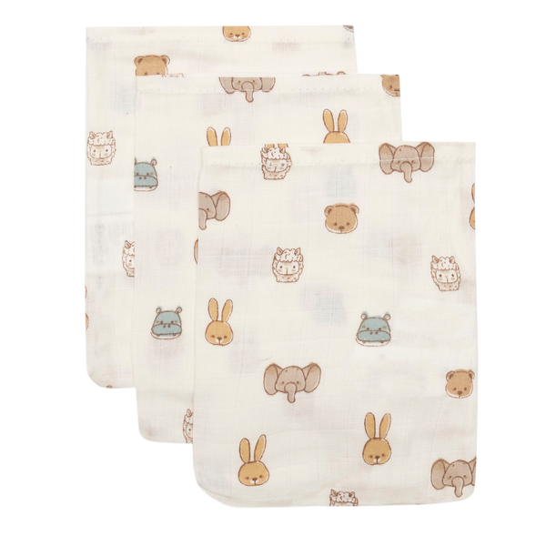 Ensemble de gants de toilette en mousseline - Jollies