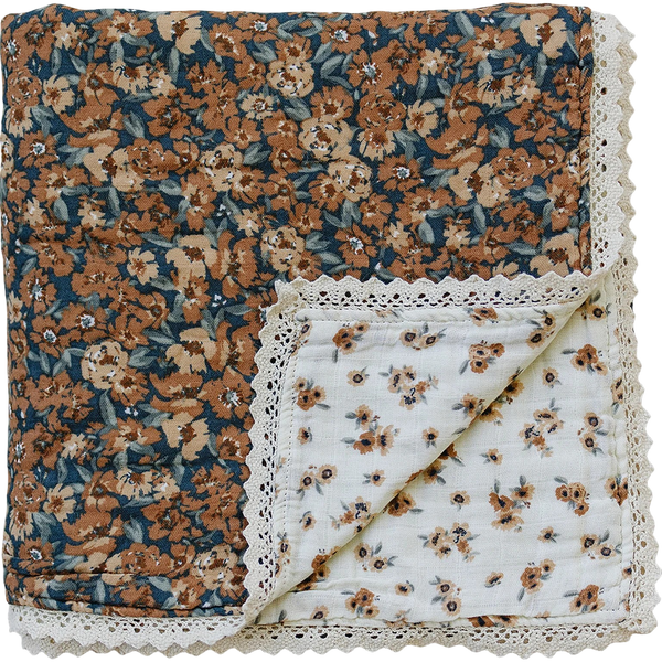 Quilt - Venetian floral + autumn bloom