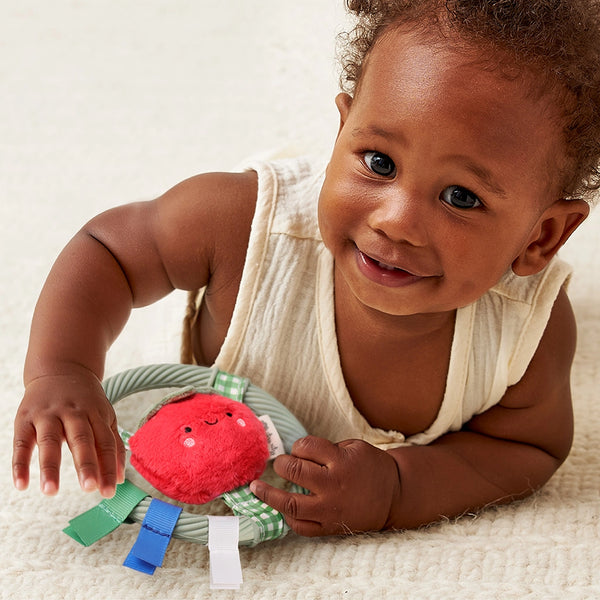 Itzy Ring Pal™ - Teething Ring with Plush Character