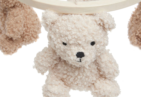 Baby mobile - Teddy bear biscuit/natural