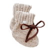 Pantoufles de tricot - Cocoa fleck
