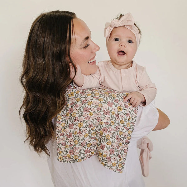 Burp cloth - Sunny petals