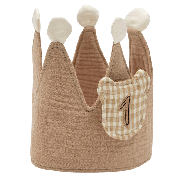 Couronne d'anniversaire avec chiffres - Teddy bear