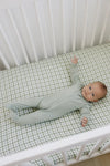 Drap contour - Green gingham