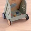Wooden Baby Walker - Multi-Activity Push Walker Ages 18m+