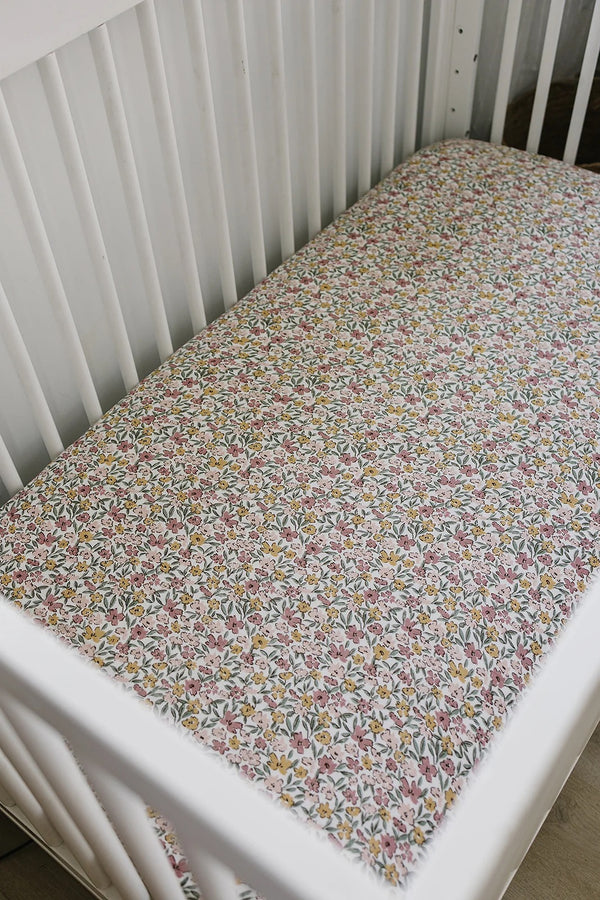 Crib sheet - Sunny petals