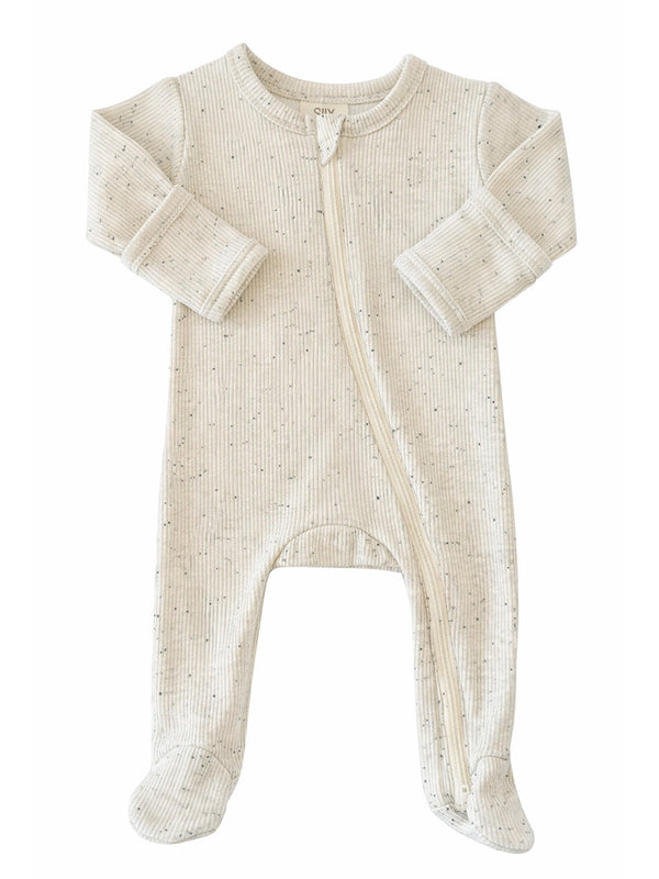 Pyjama à zip - Cream speckles