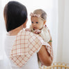 Burp cloth - Pink gingham