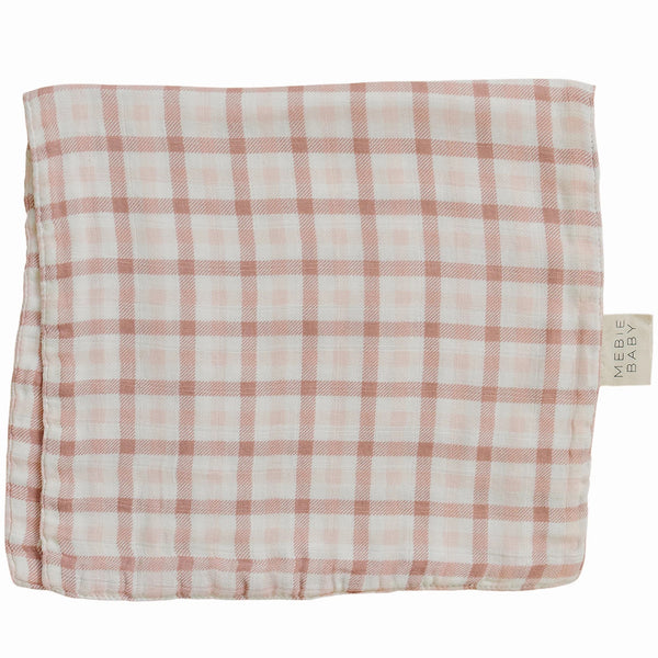 Burp cloth - Pink gingham