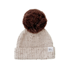 Knit beanie - Cocoa fleck