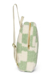 Mini backpack - Pistachio checked