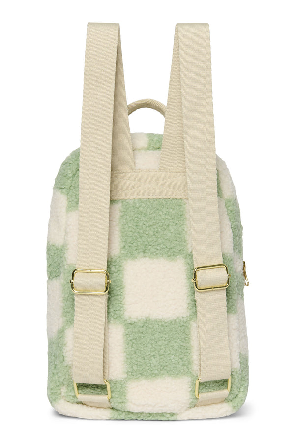 Mini backpack - Pistachio checked