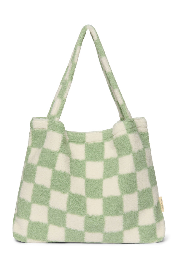 Sac fourre-tout chunky - Pistachio checked