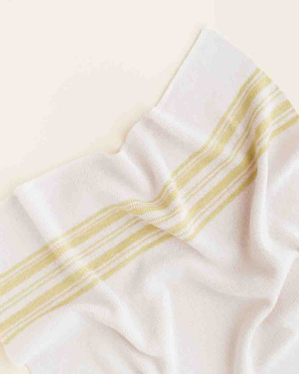 Gilbert merinowool blanket - Light yellow