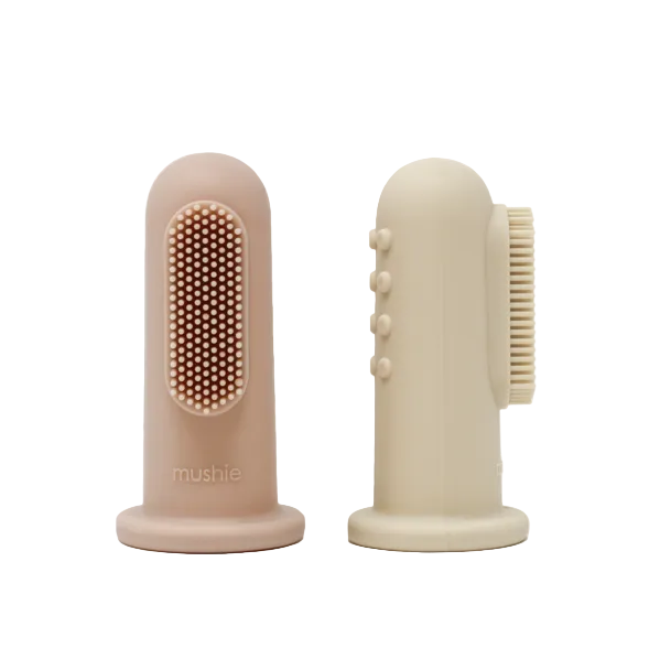 Brosse à dents à doigt - Blush/Shifting sand