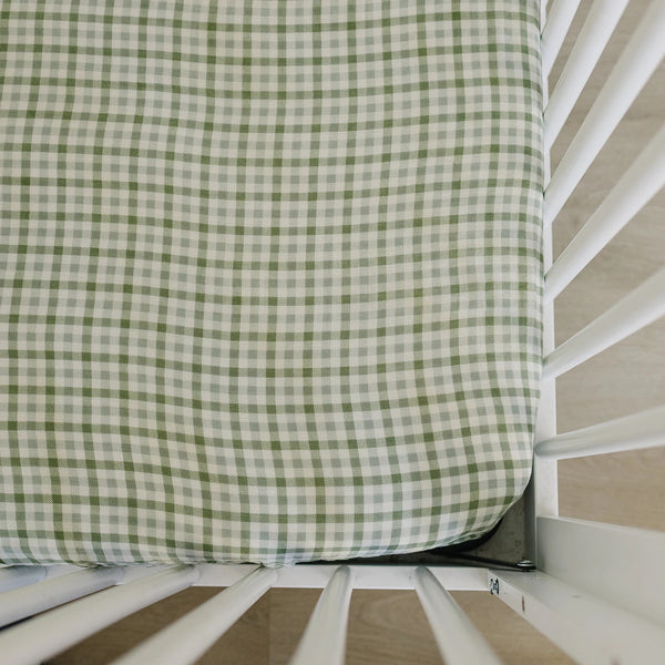 Drap contour - Green gingham