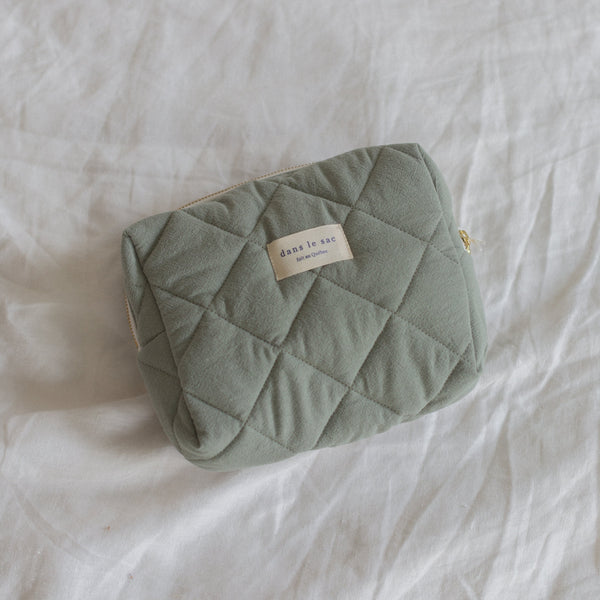 Quilted pouch - Mint