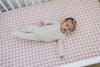 Crib sheet - Pink gingham