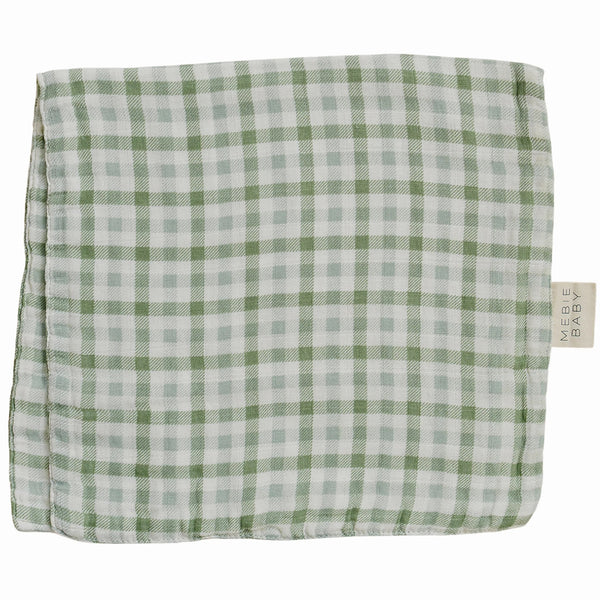 Burp cloth - Green gingham