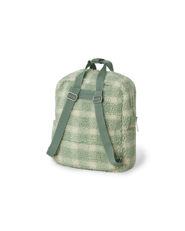 Sac à dos molletonné - Sage check