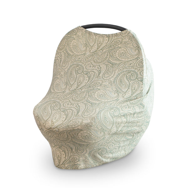 Multi-use cover - Green paisley