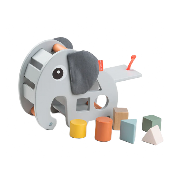 Boîte casse-tête de formes - Éléphant