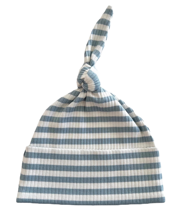 Beanie - Blue/White stripes