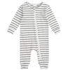 Pyjama à imprimés 'rayures noires'