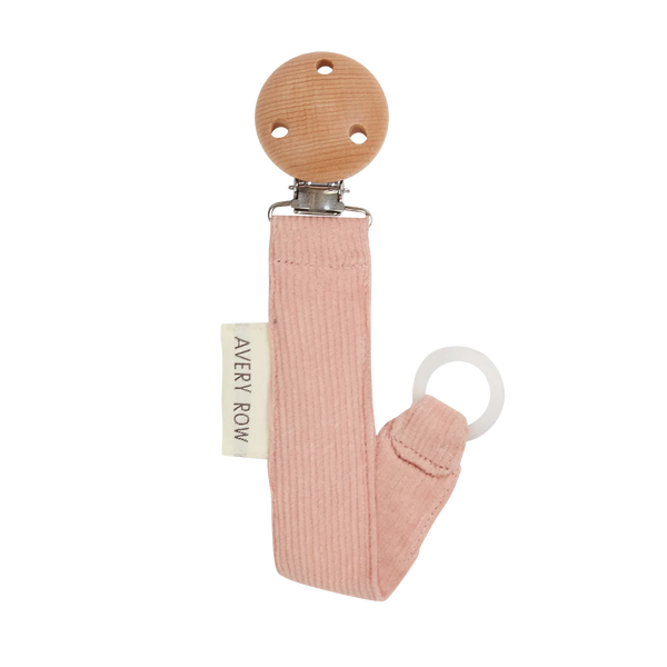 Attache-suce - Velour côtelé rose