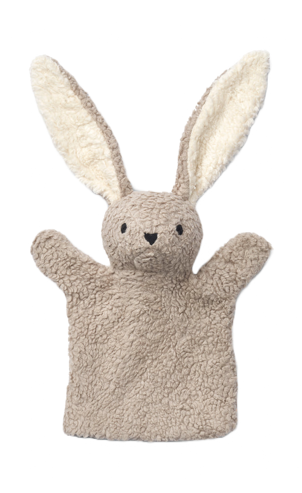 Herold hand puppet - Pale grey