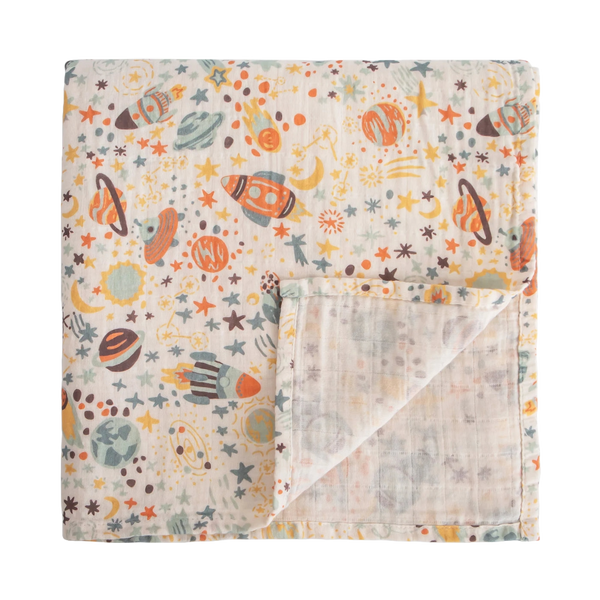 Mousseline coton bio - Space