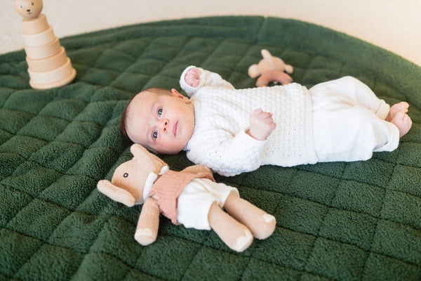 Play mat & bag - Evergreen teddy