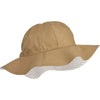 Chapeau réversible en lin - stripe white/sandy