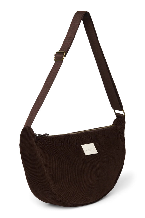 Sac banane - Rib puffy brown