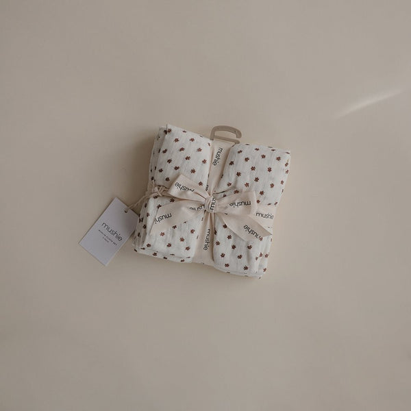 Débarbouillettes mousseline - Paquet de 3 - Bloom