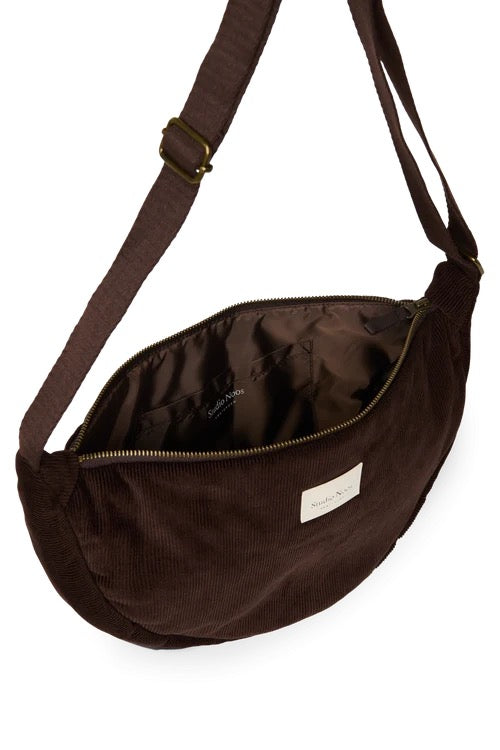 Sac banane - Rib puffy brown