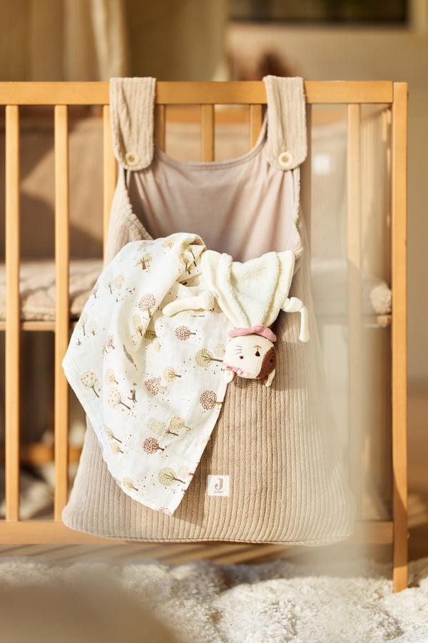 Playpen storage bag - Milky coffee
