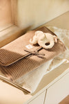 Changing pad with storage pockets - Oatmeal