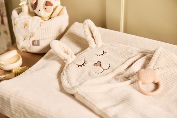 Wrap Blanket Bunny Cloudy Rib - Oatmeal