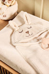 Wrap Blanket Bunny Cloudy Rib - Oatmeal