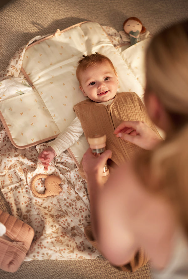 Changing Pad Muslin - Wild rose