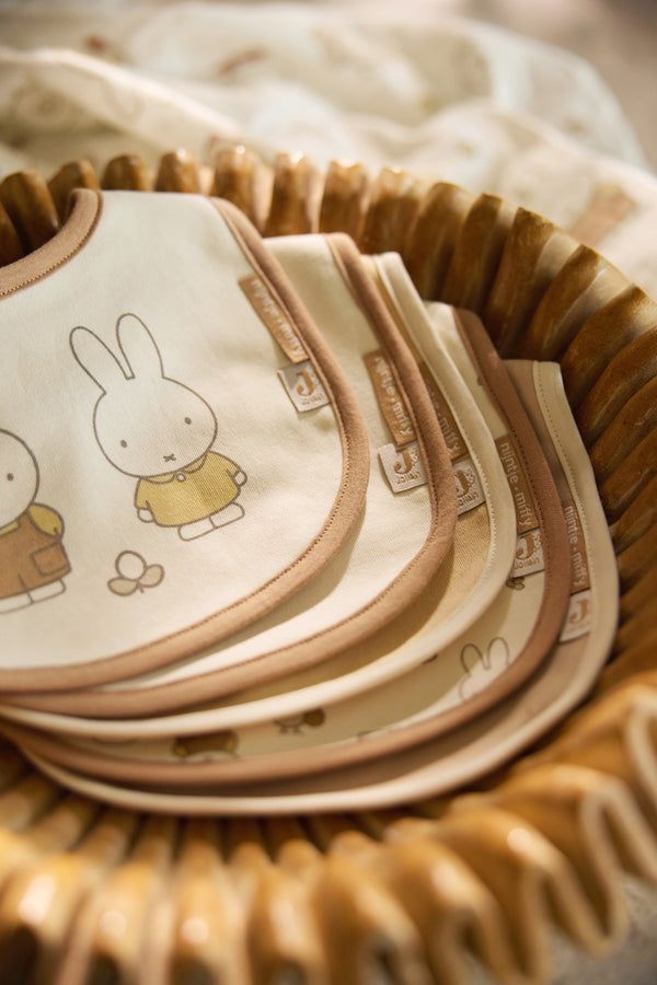 Lot de 5 bavoirs imperméables - Miffy farm