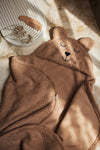 Wrap blanket bear boucle - Biscuit