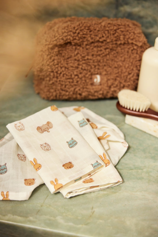 Gauze washcloths - Pack of 3 - Jollies