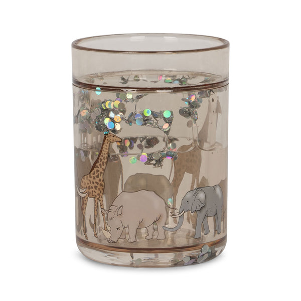 2 pack glitter cups - Safari