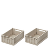Boîtes de rangement PETIT - Pqt de 2 - Sandy