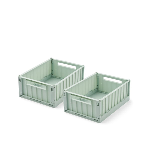 Weston storage box SMALL - Pack of 2 - Light peppermint