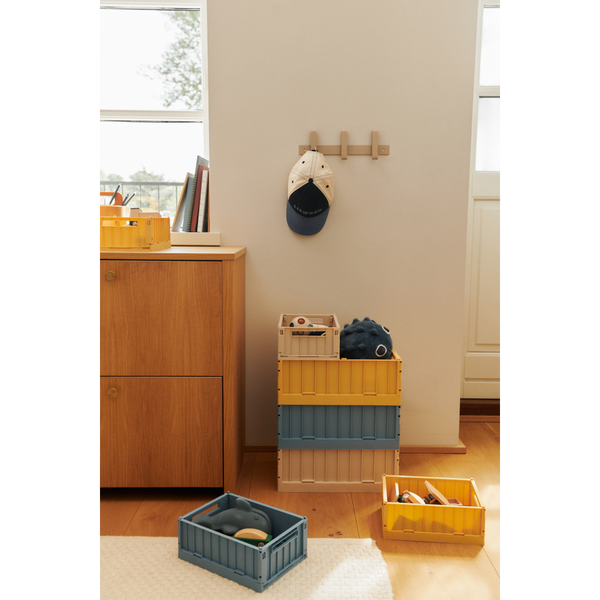 Boîtes de rangement MEDIUM - Pqt de 2 - Whale Blue